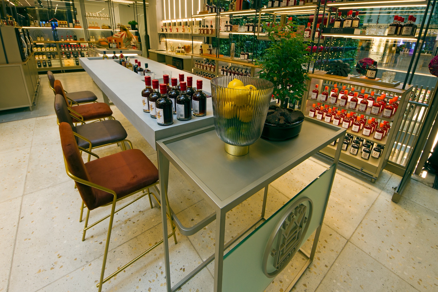 Ambiente interno APTK Spirits